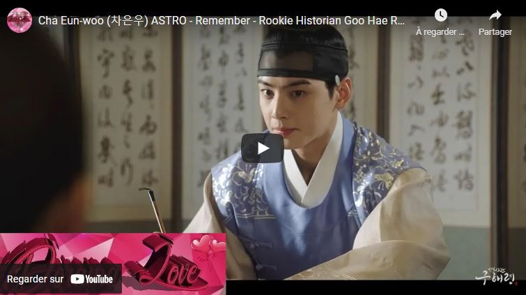 Rookie historian Go Hae-ryung - OST Cha Eun-woo