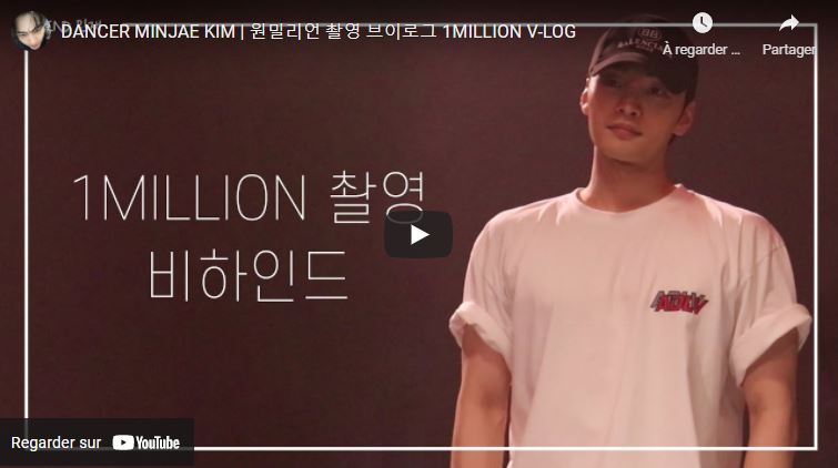 DANCER MINJAE KIM | 원밀리언 촬영 브이로그 1MILLION V-LOG