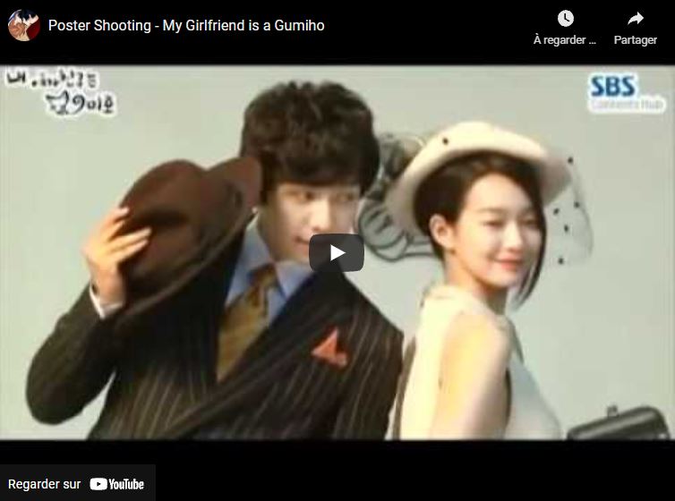 My girlfriend is a gumiho Poster shooting